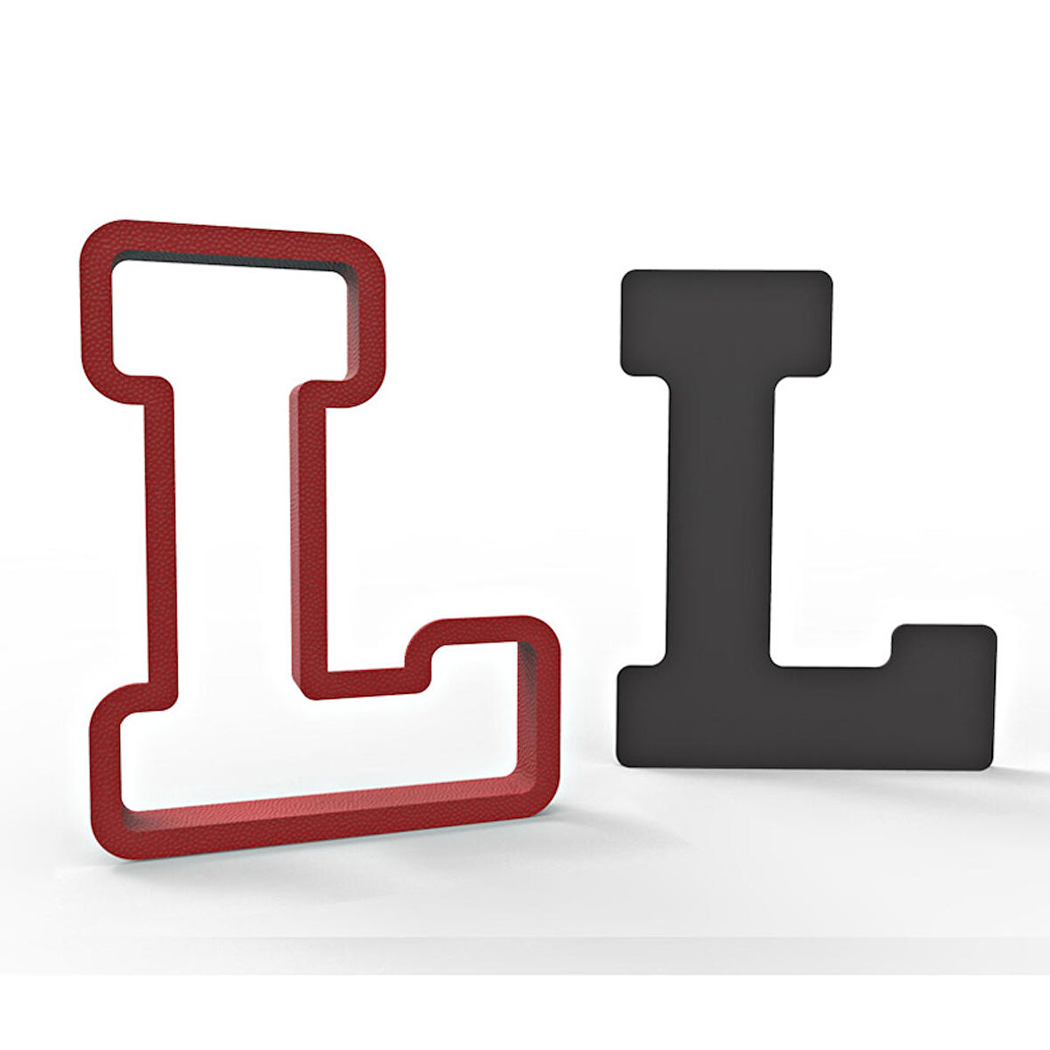 Büyük L harfi 11 cm Kurabiye Kalıbı