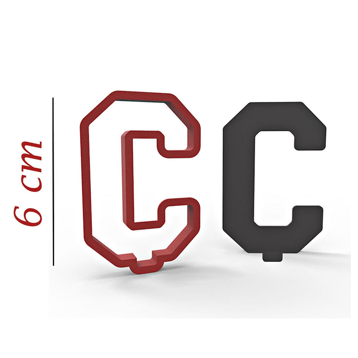 6 cm Ç Harfi Kurabiye Kalıbı