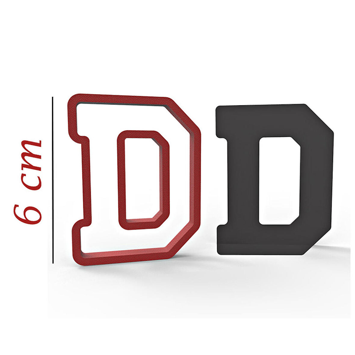 6 cm D Harfi Kurabiye Kalıbı