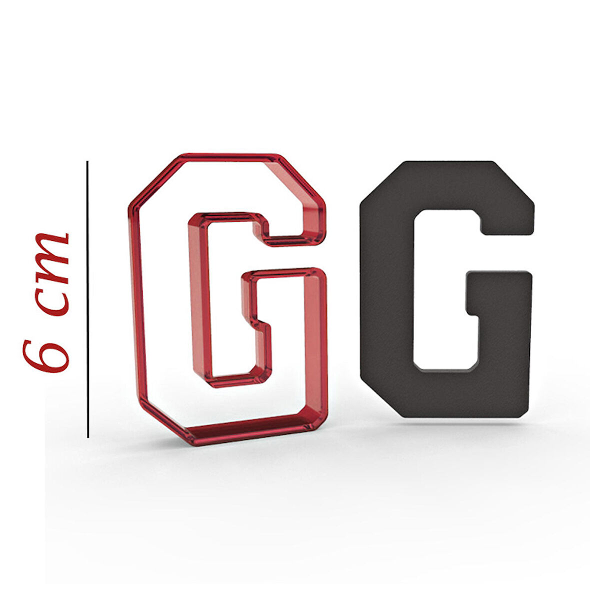 6 cm G Harfi Kurabiye Kalıbı