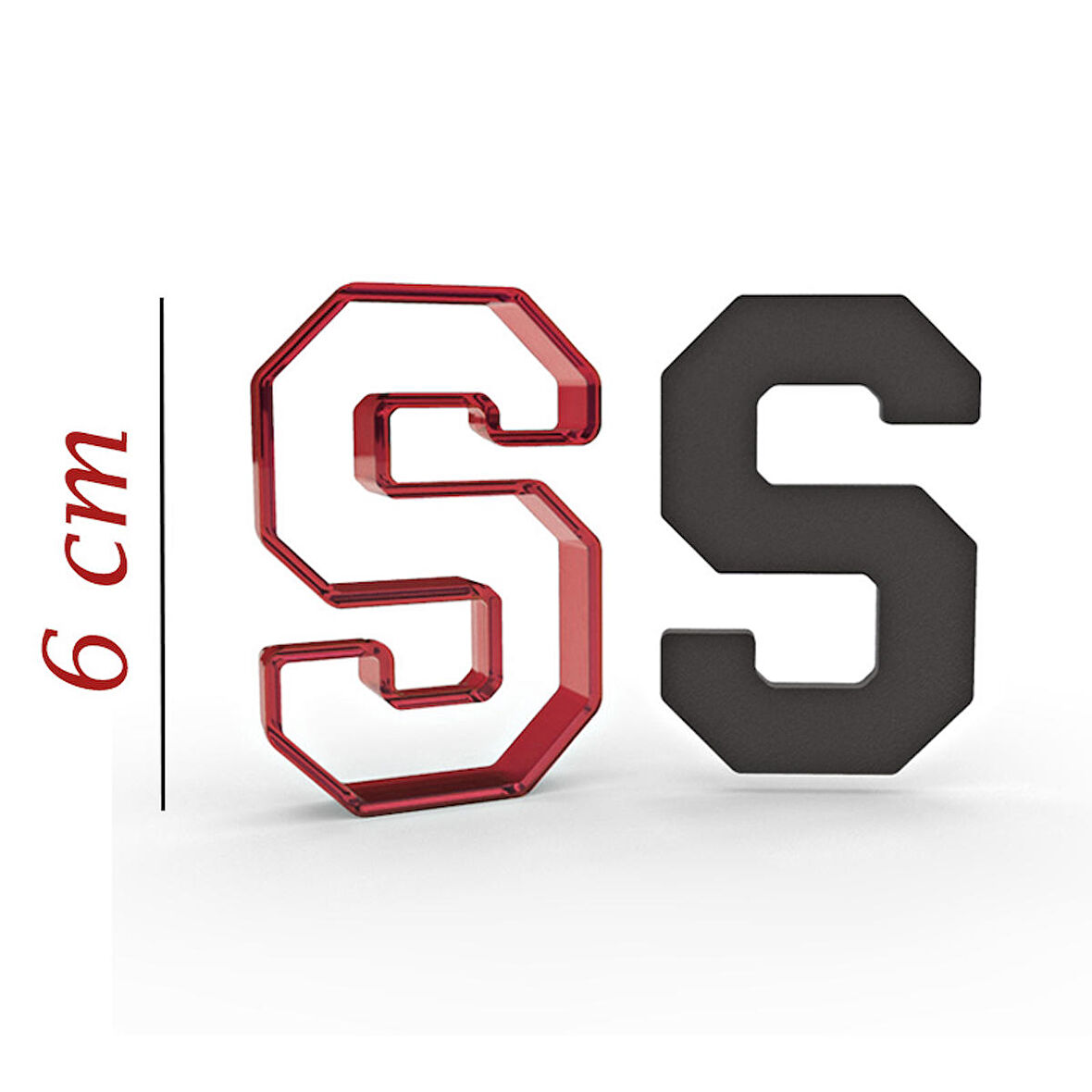 6 cm S Harfi Kurabiye Kalıbı