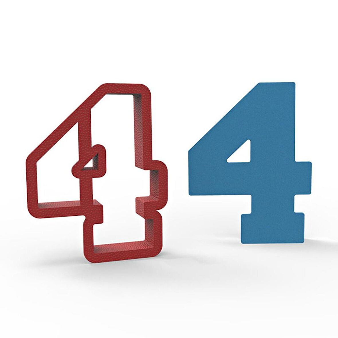 Büyük NBA 4 Rakam 11cm Kurabiye Kalıbı