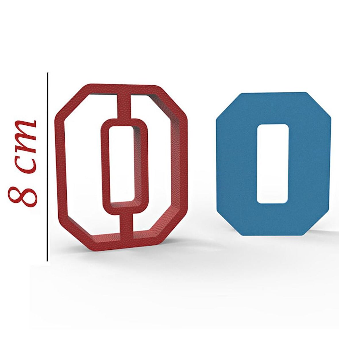 NBA 0 Rakam 8cm Kurabiye Kalıbı