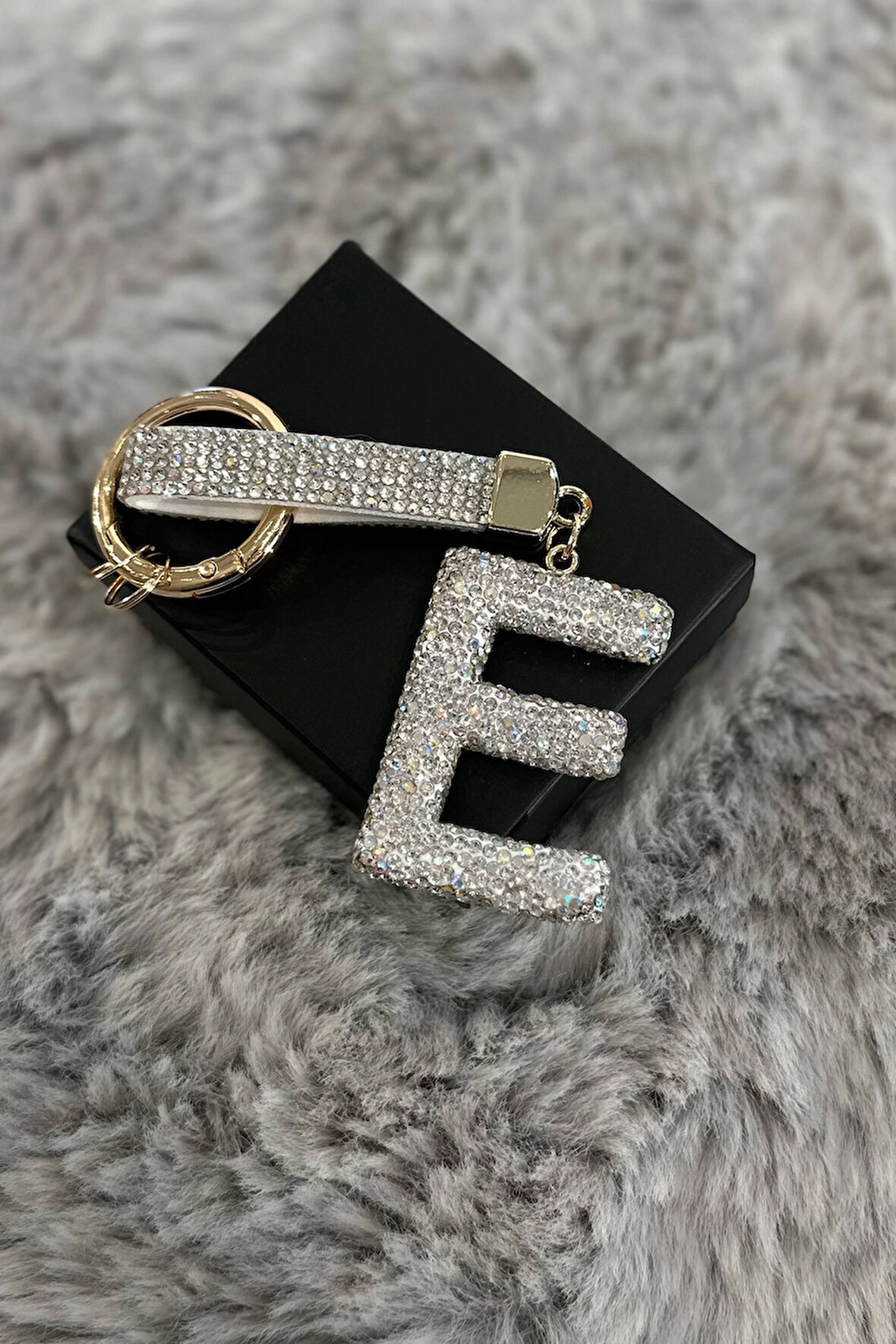 ANH001 ZİRKON TAŞLI HARF ANAHTARLIK