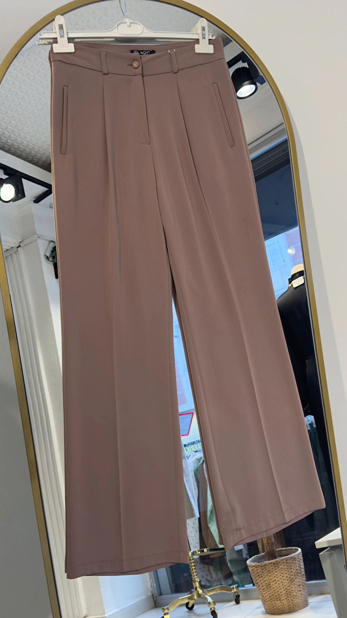 PNT001 PİLELİ KUMAŞ PANTOLON