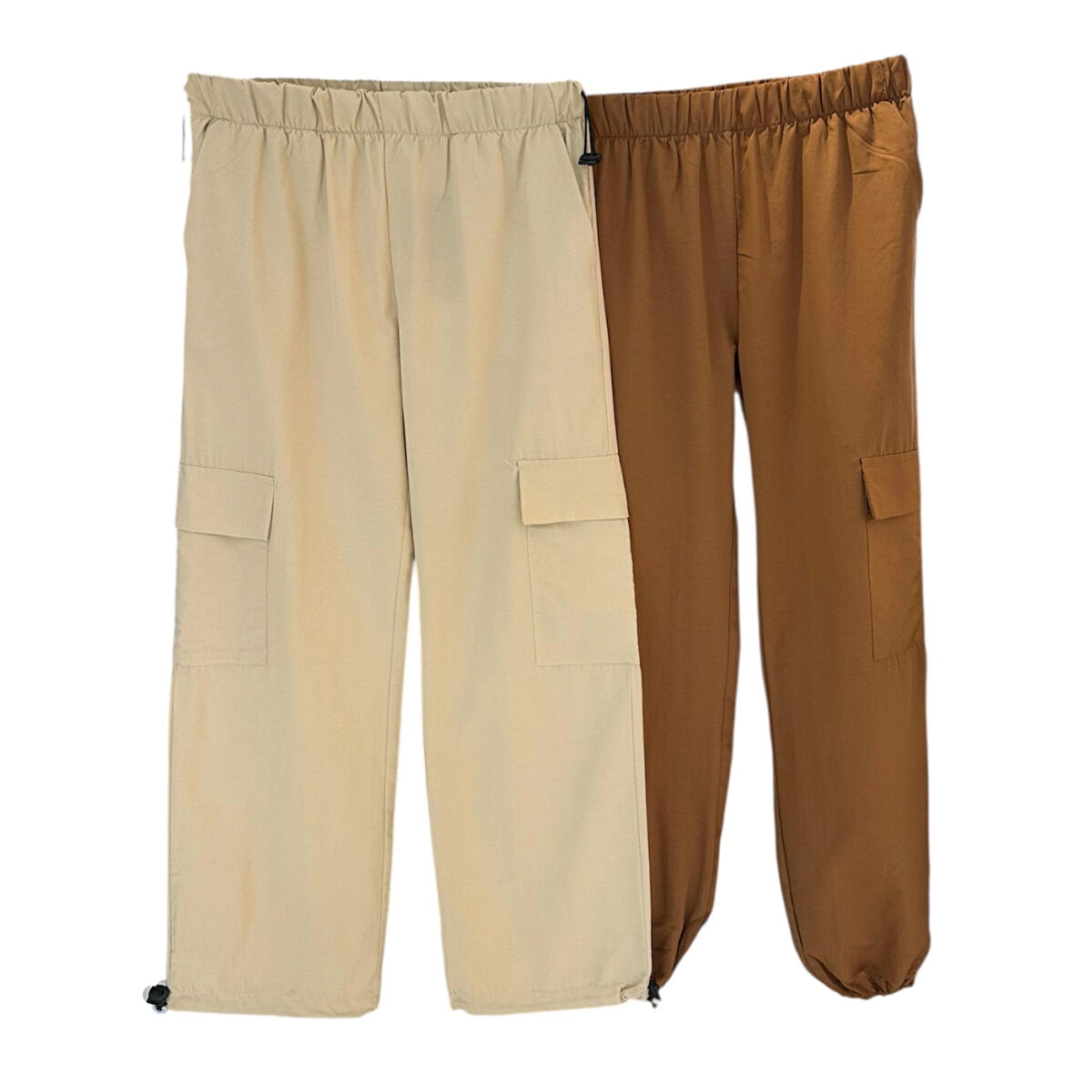 8011 BELİ VE PAÇASI LASTİKLİ CEPLİ PARAŞÜT PANTOLON