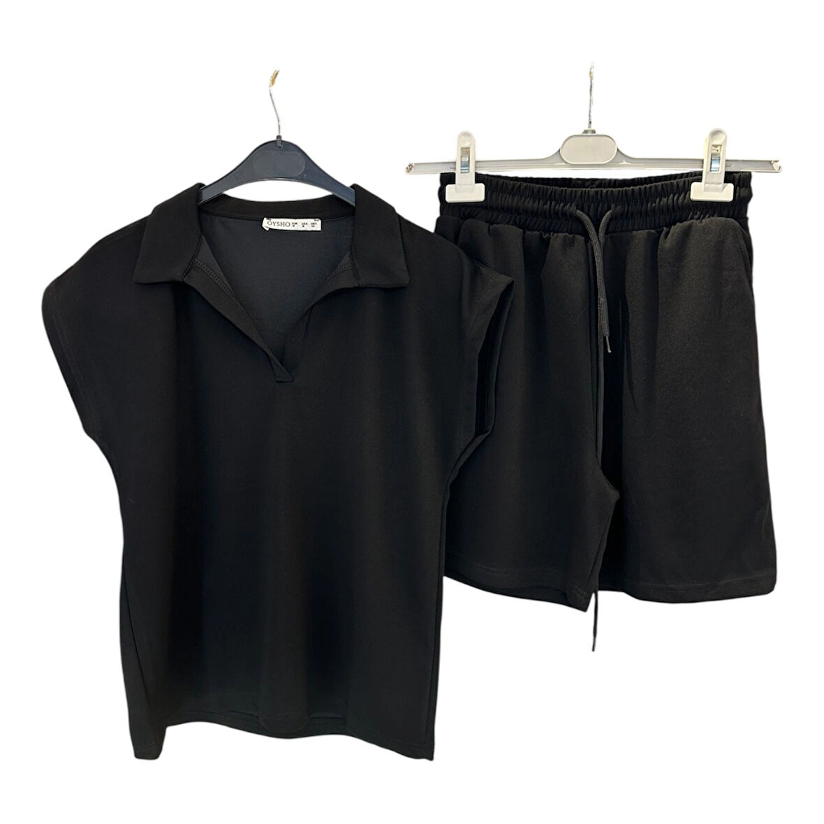 9007 POLO YAKA TİŞÖRT ŞORT TAKIM