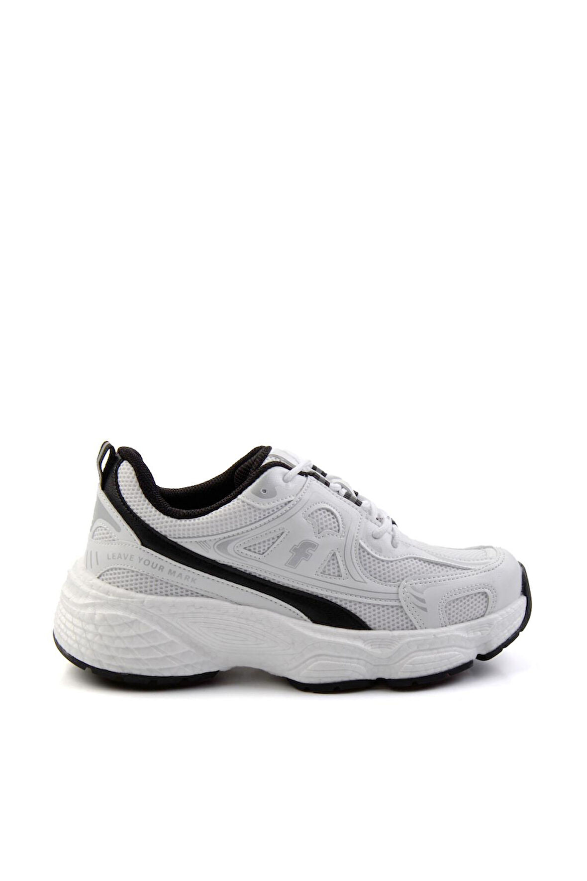 Beyaz Siyah File  Kadın Sneaker K01027032922