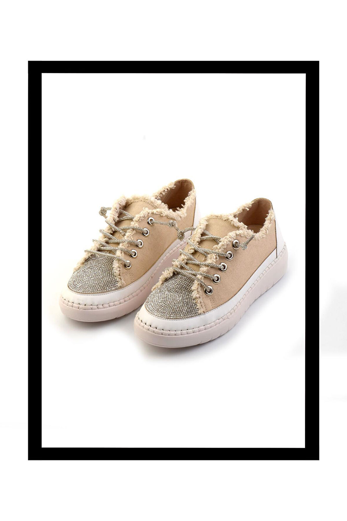 Bej Kot  Kadın Sneaker K01140430537