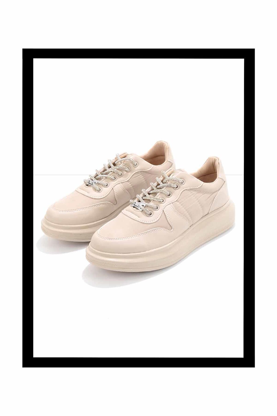 Bej Paraşüt  Kadın Sneaker K01179811167