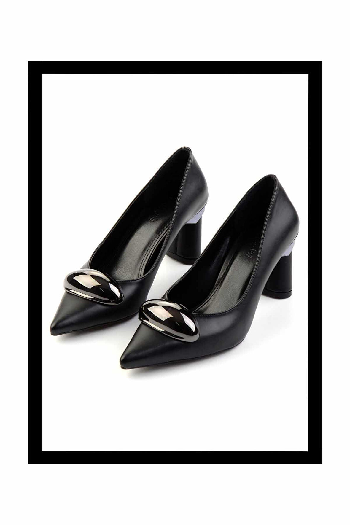 Siyah  Kadın Klasik Topuklu Ayakkabı K01188053009