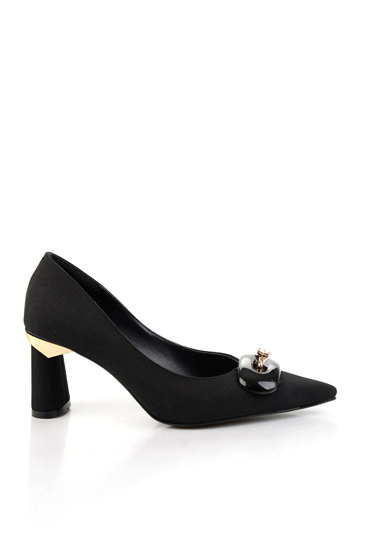Mat Siyah  Kadın Klasik Topuklu Ayakkabı K01188053538