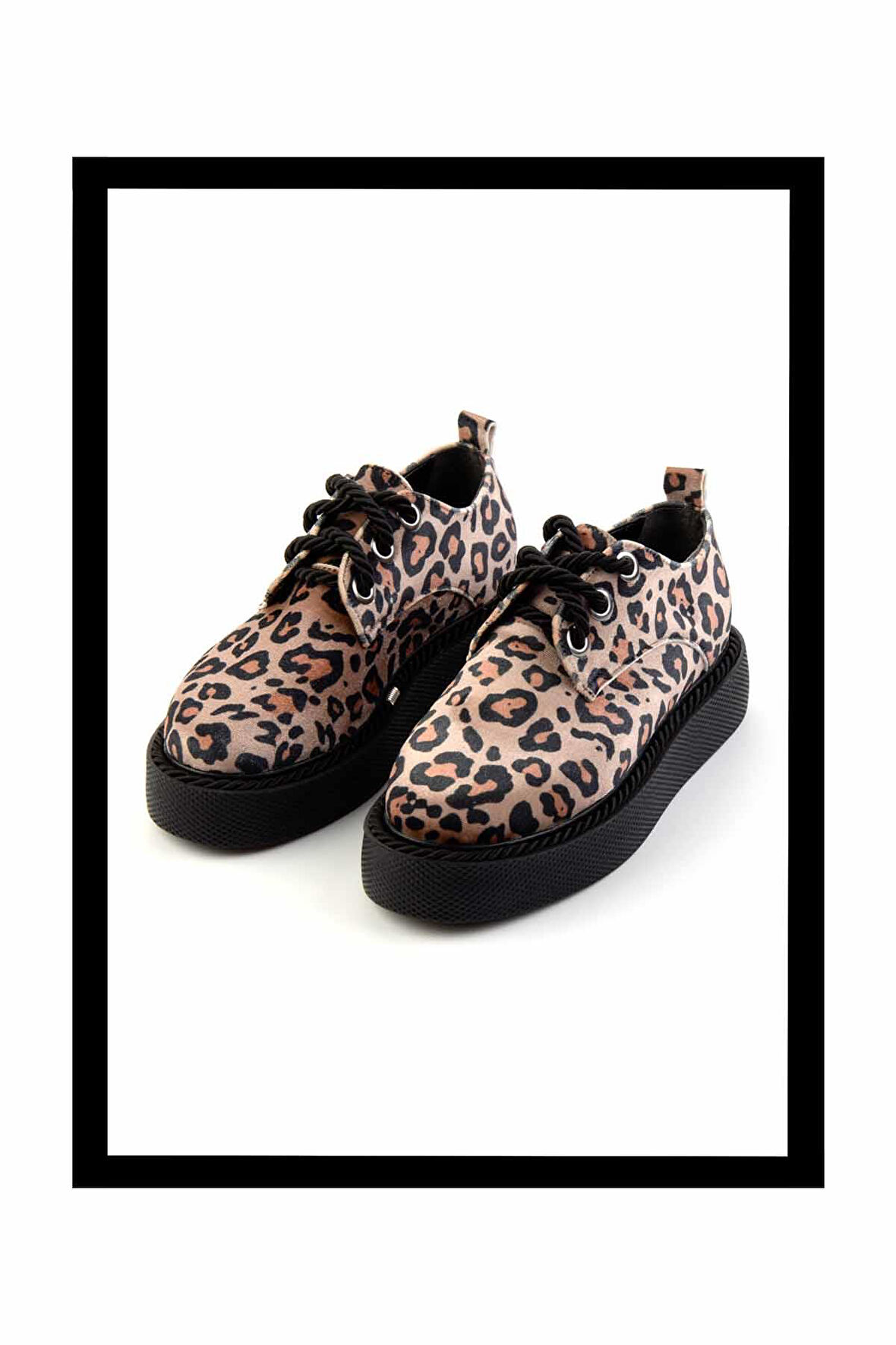 Leopar Süet  Kadın Casual Ayakkabı K01192181002