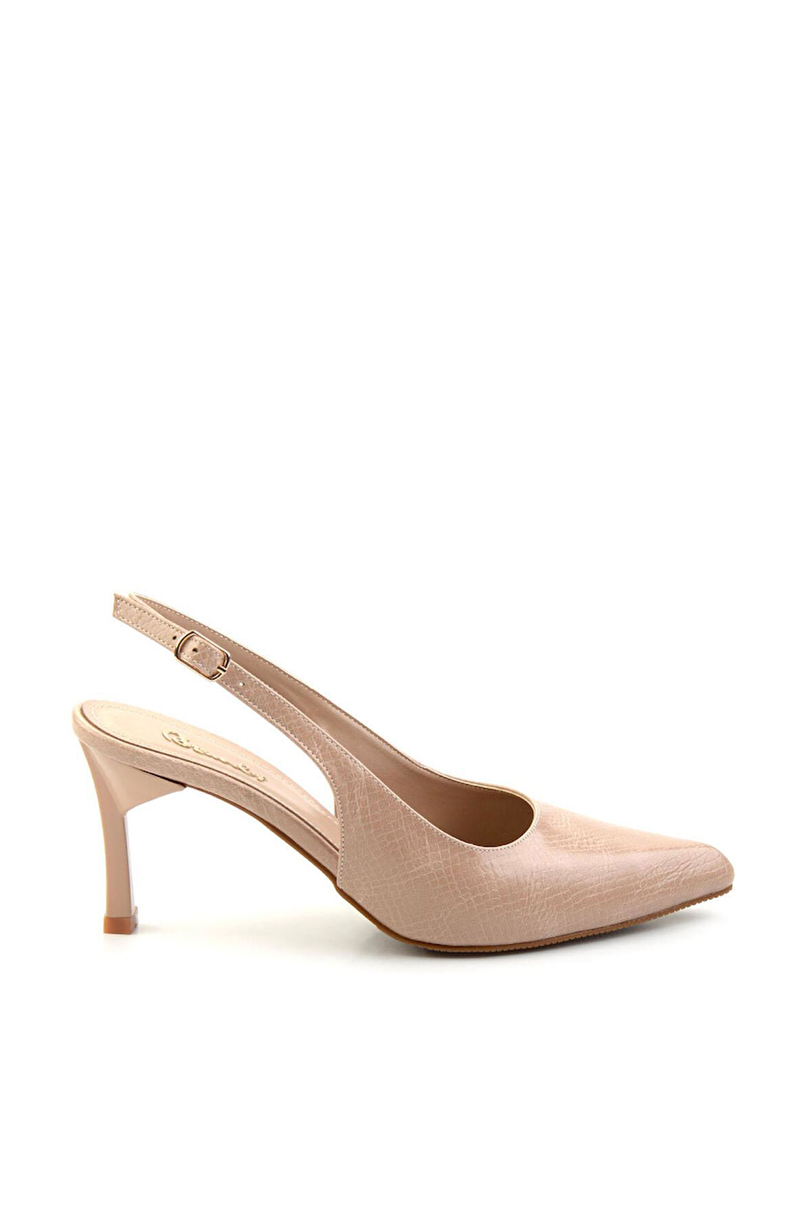 Bej  Kadın Klasik Topuklu Ayakkabı K01209090007