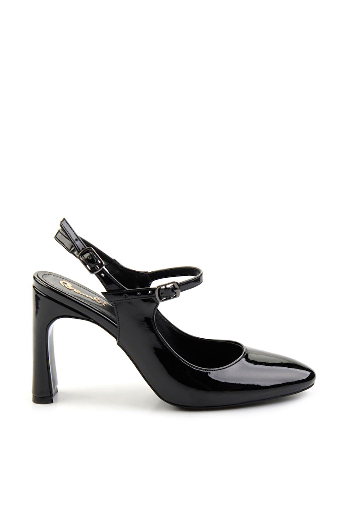 Siyah Rugan  Kadın Klasik Topuklu Ayakkabı K01209400008