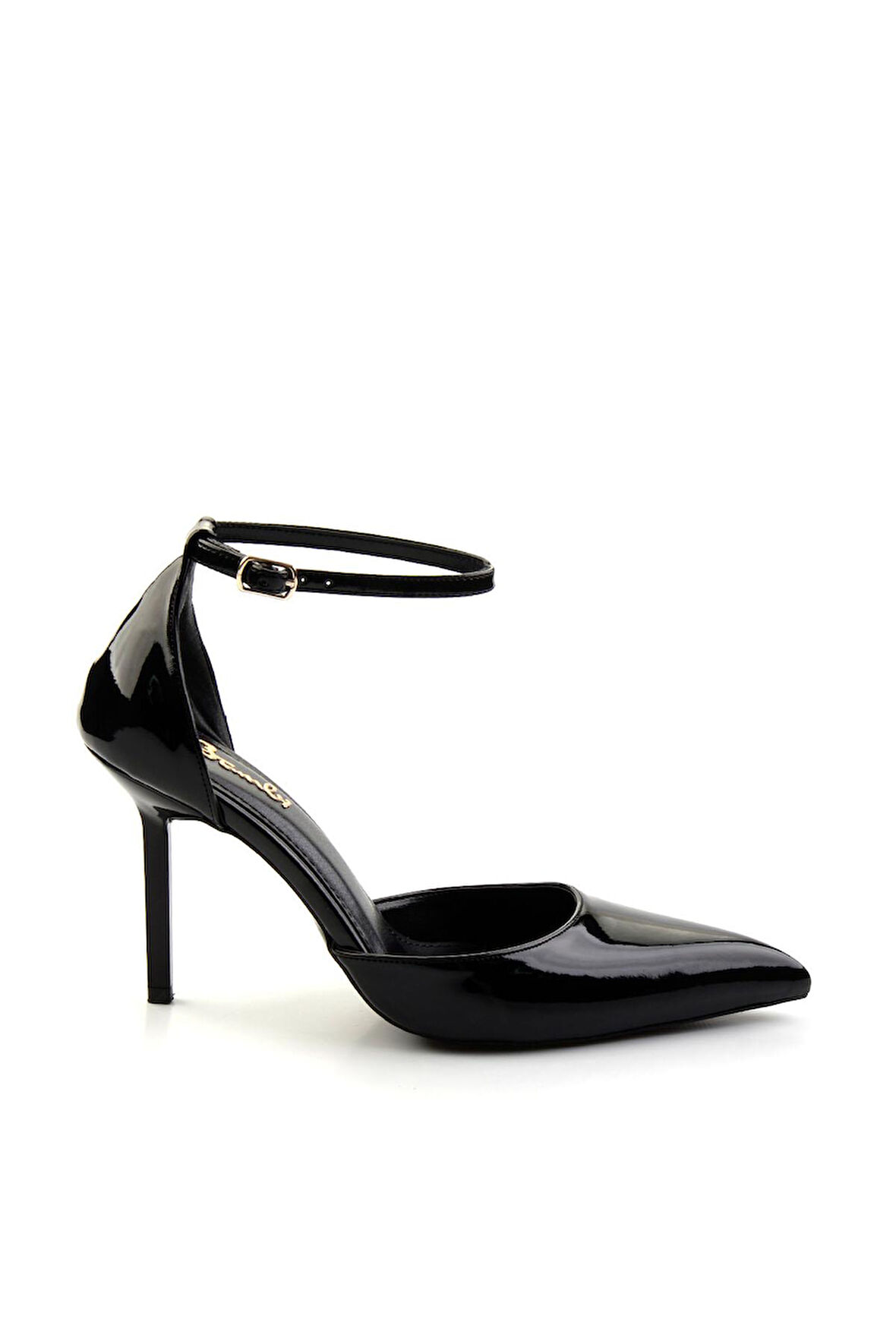 Siyah Rugan  Kadın Klasik Topuklu Ayakkabı K01209511008