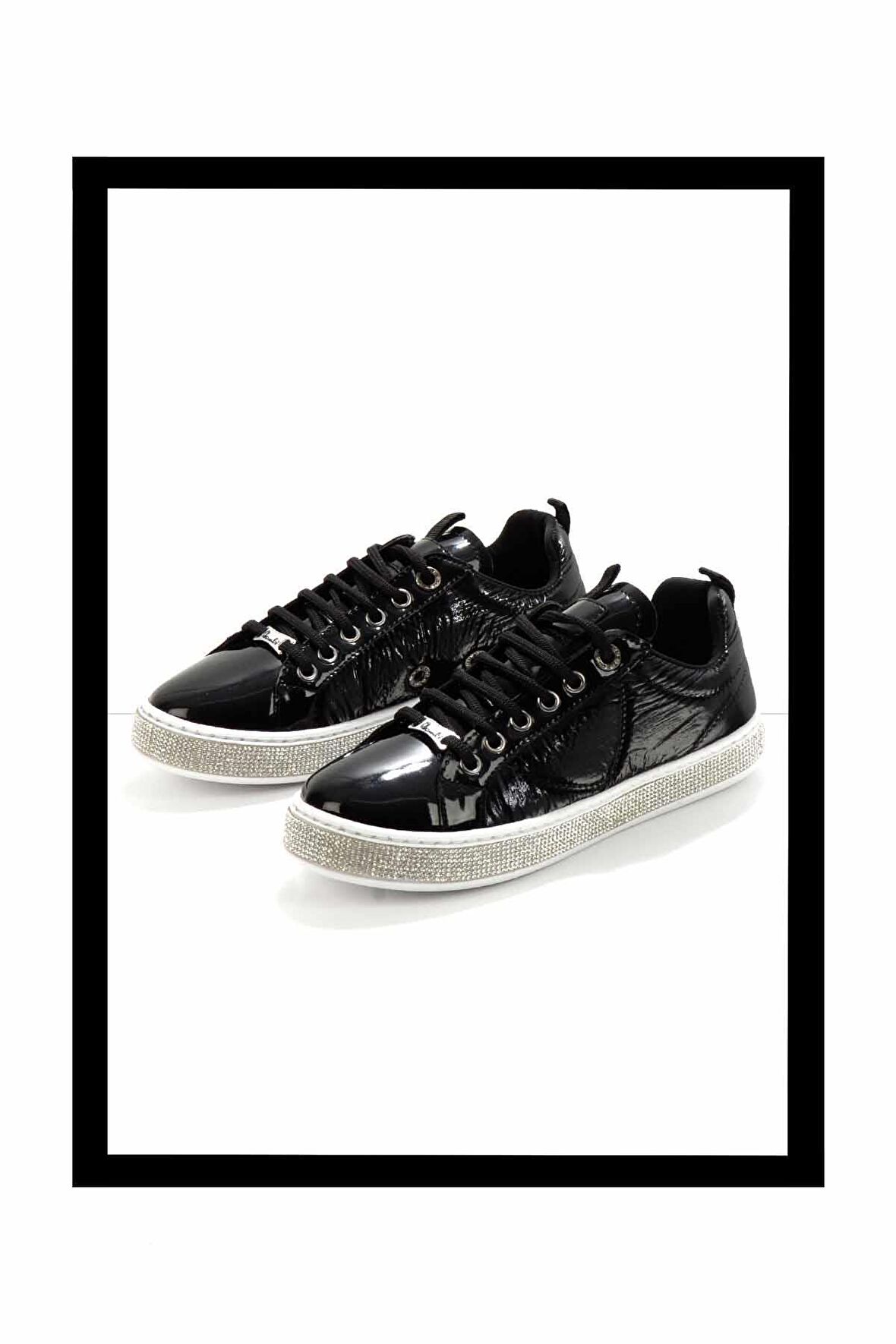 Siyah Paraşüt  Kadın Sneaker K01201251267