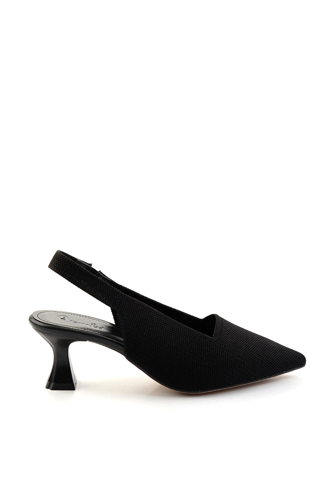 Siyah Triko  Kadın Klasik Topuklu Ayakkabı K01213211082