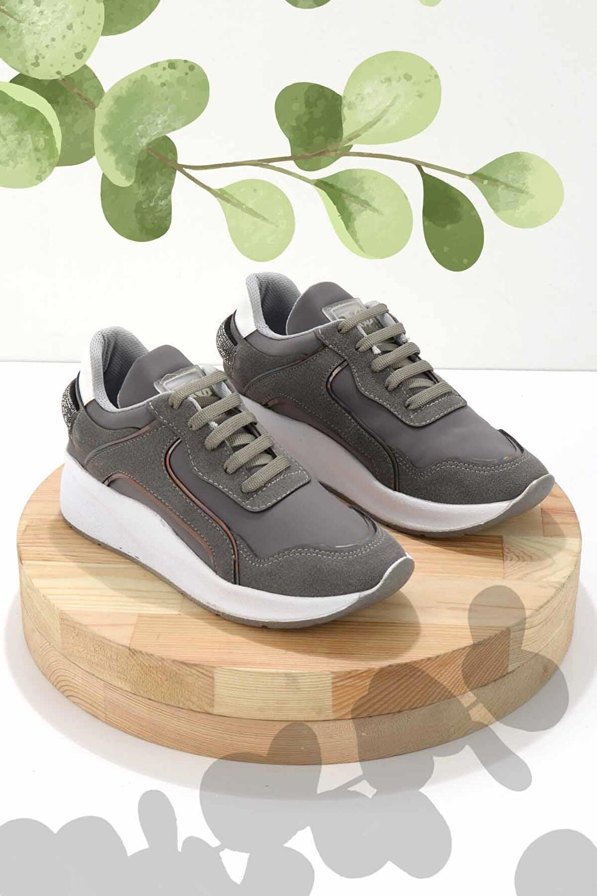 Füme Süet  Kadın Sneaker K01212021802