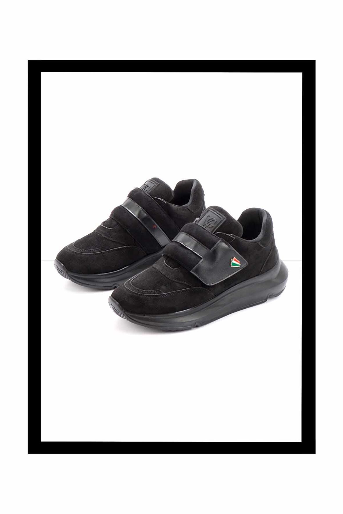 Siyah Süet  Kadın Sneaker K01228650302