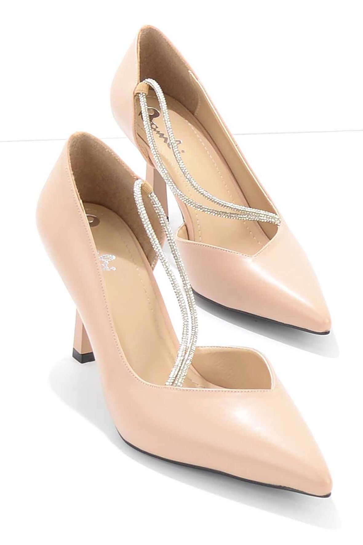 Bambi Nude  Kadın Klasik Topuklu Ayakkabi K01227079509