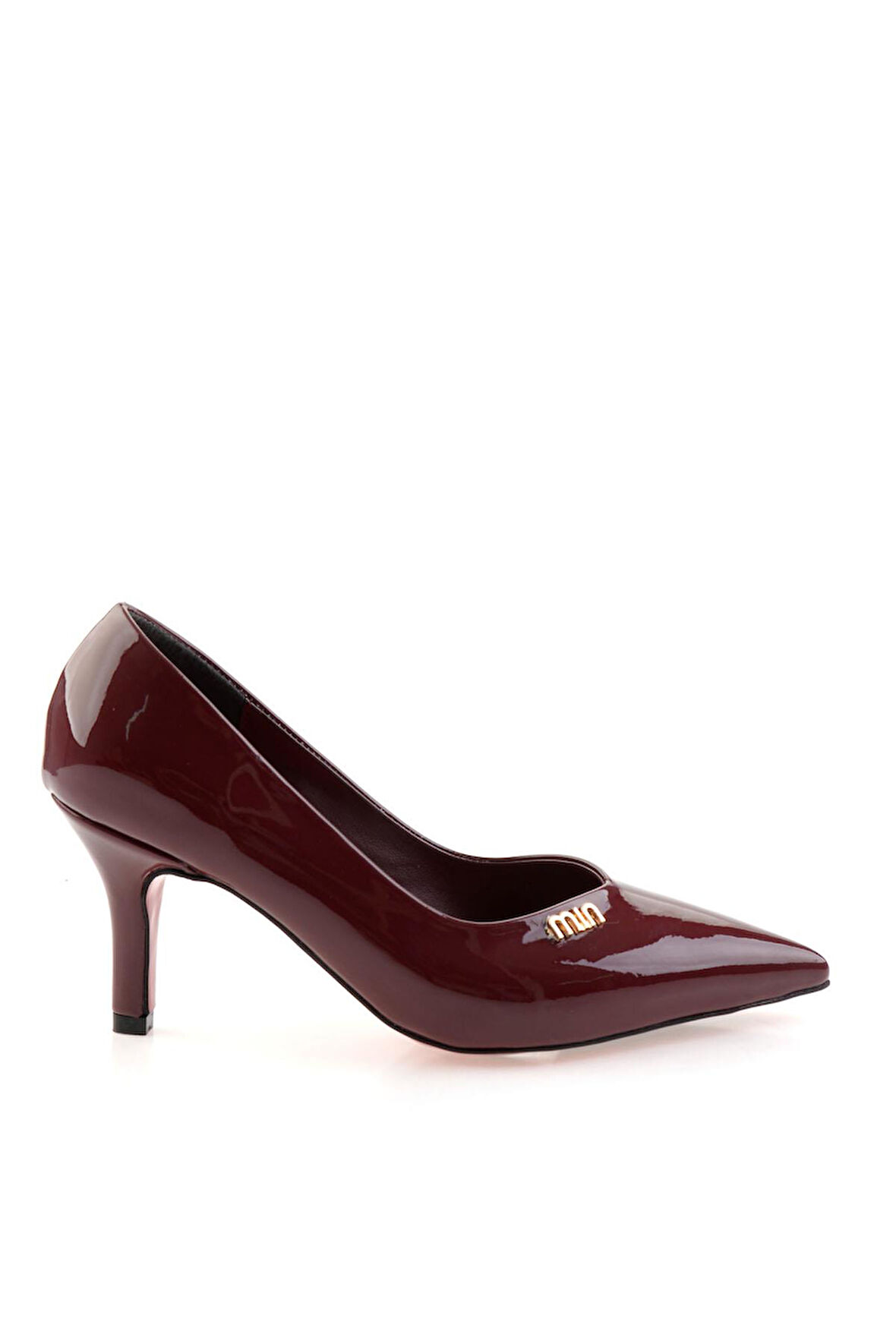 Bordo  Kadın Klasik Topuklu Ayakkabı K01231461298