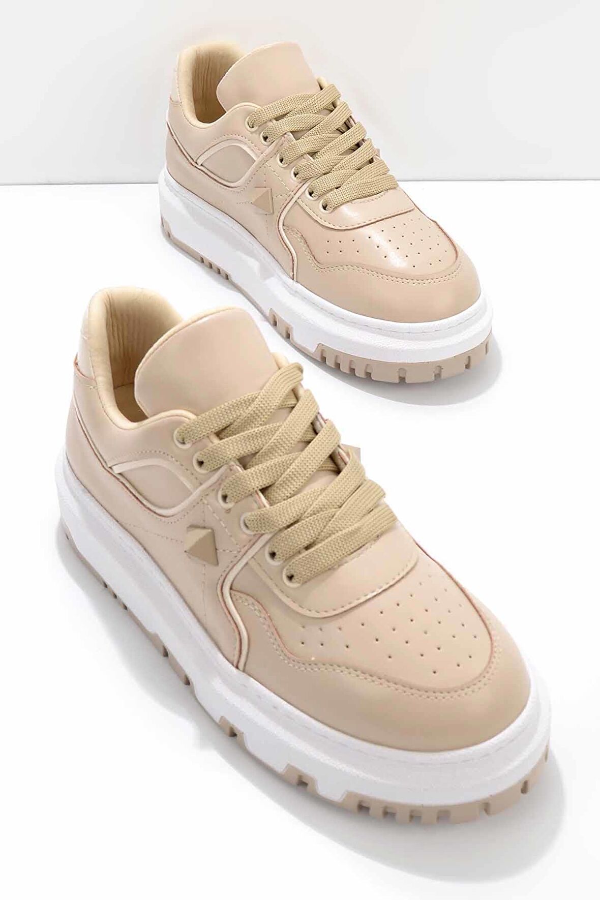 Bambi Nude  Kadın Sneaker K01235002009