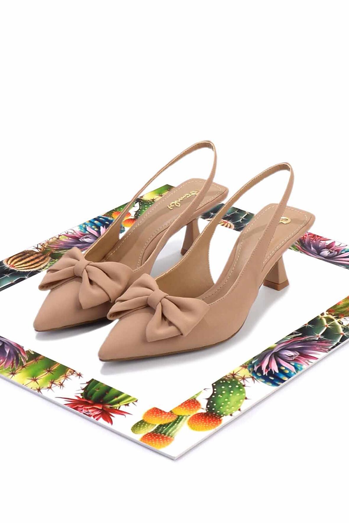 Nude Kumaş  Kadın Klasik Topuklu Ayakkabı K01231363204