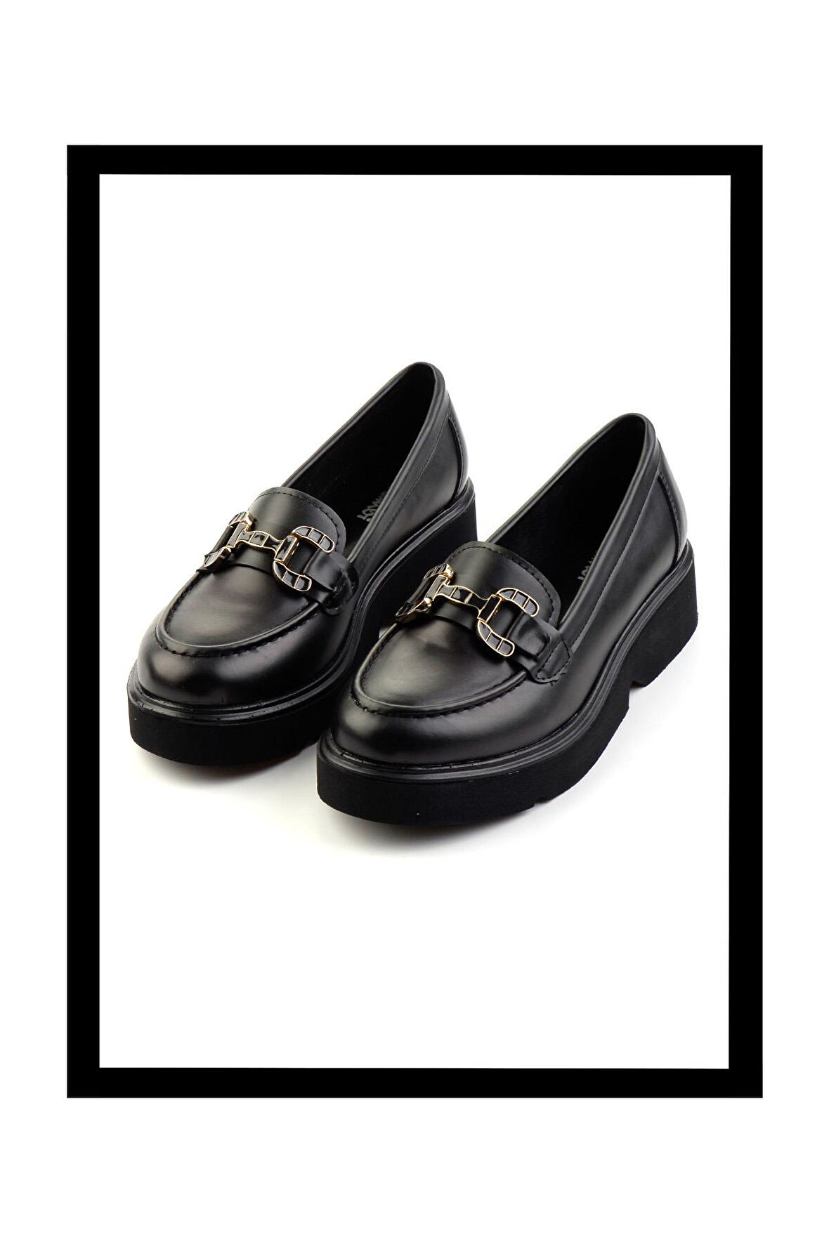 Siyah  Kadın Loafer Ayakkabı K01257069509