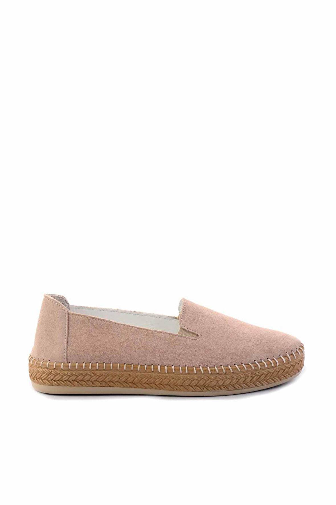 Bej Leather Kadın Espadril K01281020002