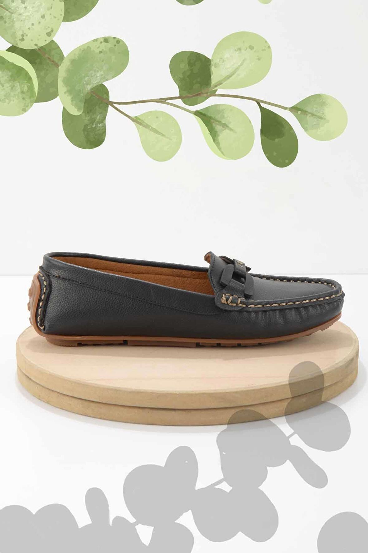 Siyah  Kadın Loafer Ayakkabı K01309100109