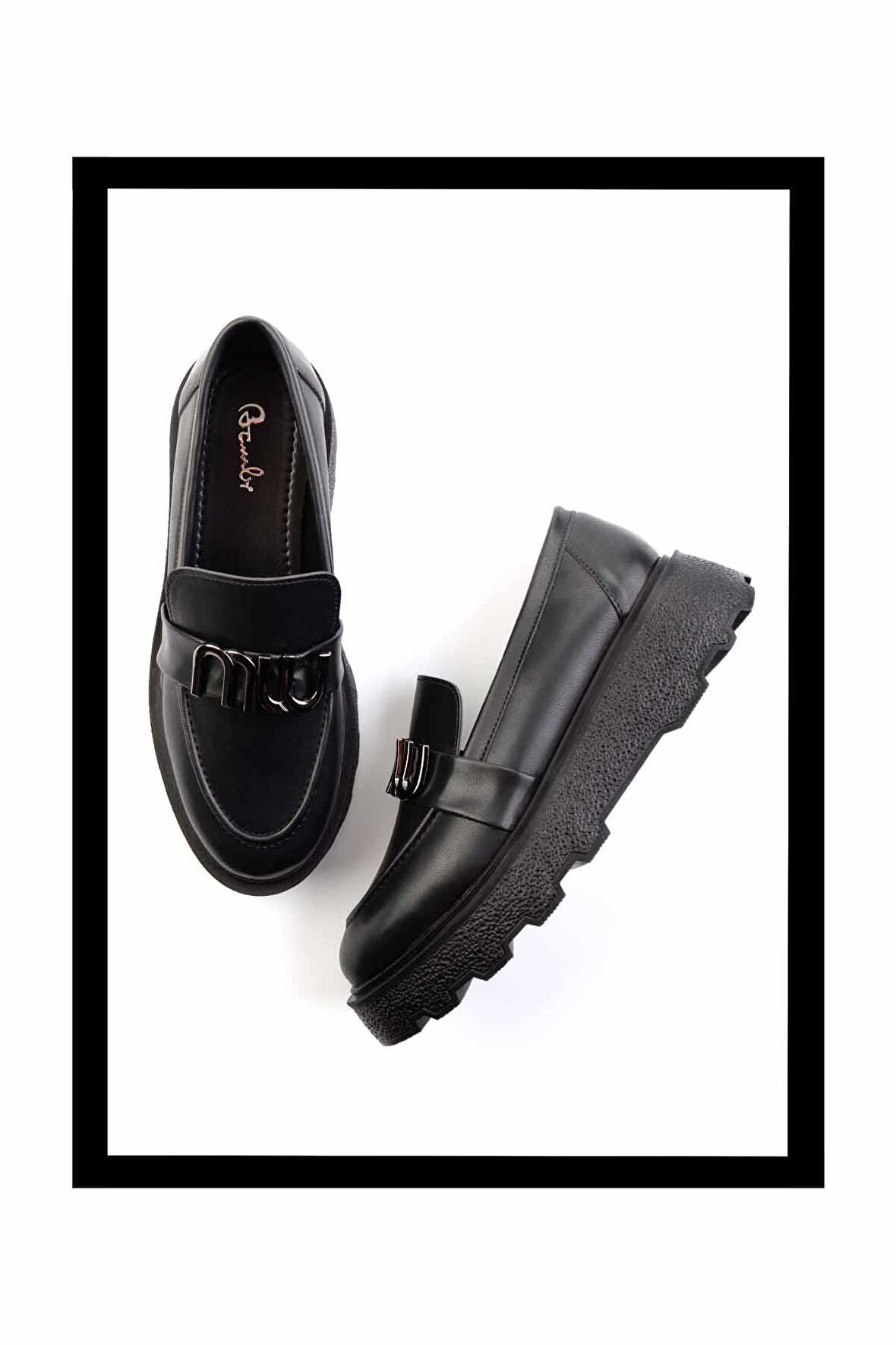 Siyah  Kadın Loafer Ayakkabı K01327251809
