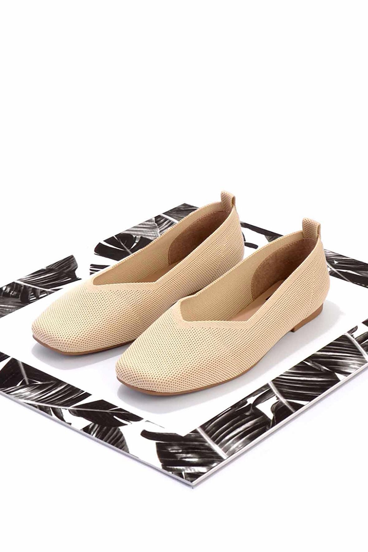 Bej Triko  Kadın Babet K01327058582