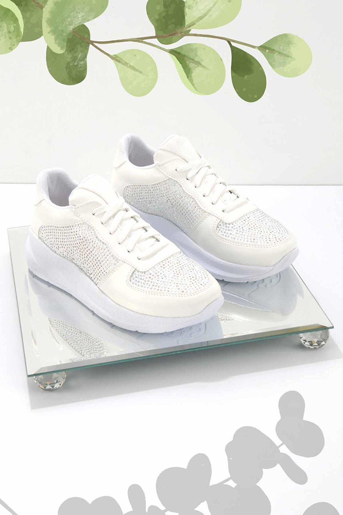 Beyaz  Kadın Sneaker K01343038109