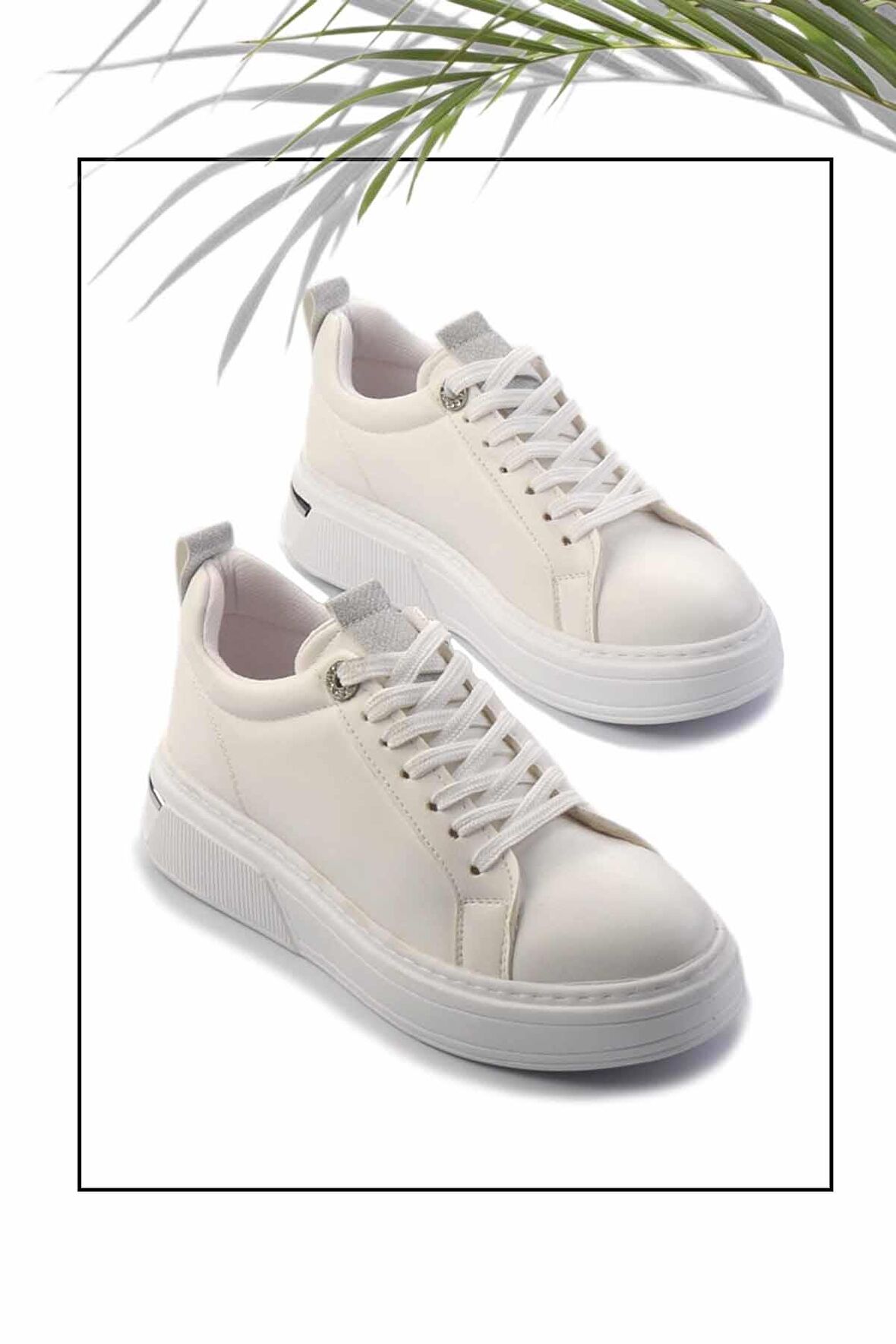 Beyaz  Kadın Sneaker K01377023309