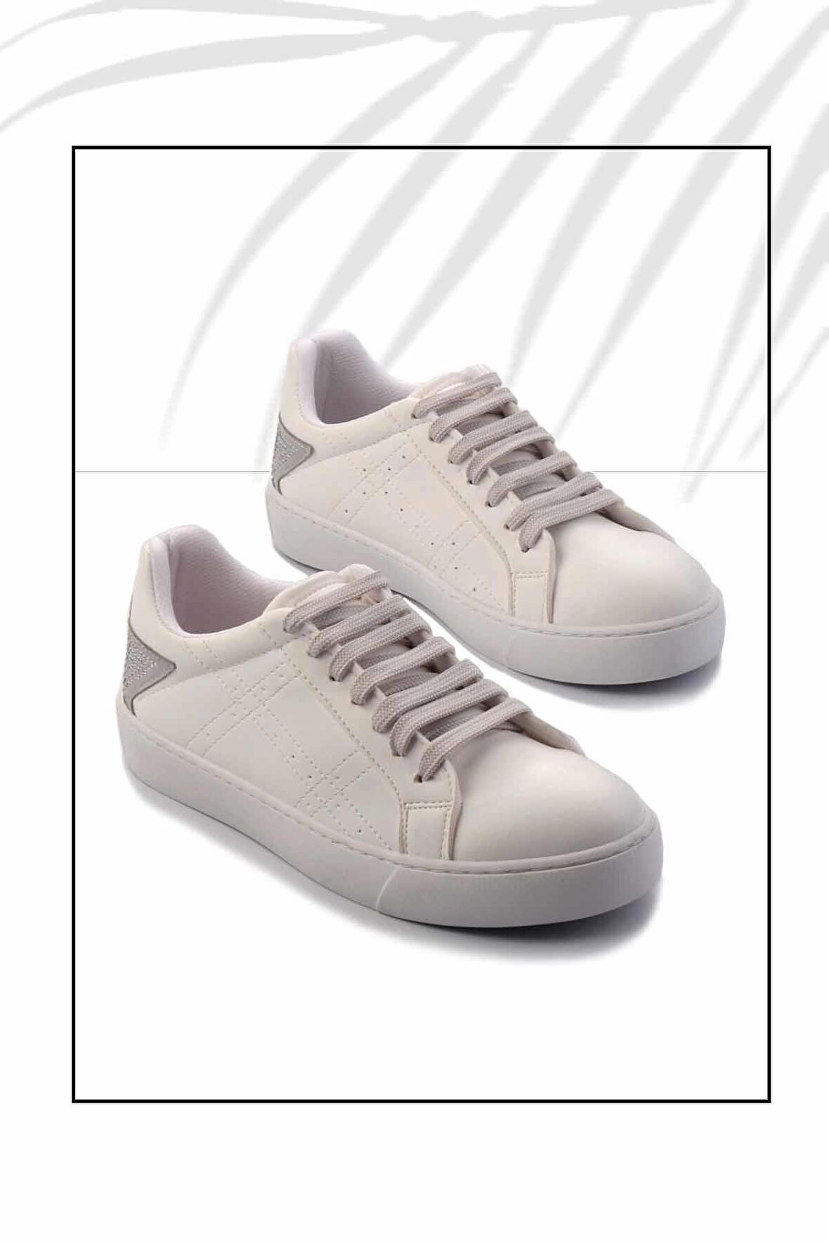 Beyaz  Kadın Sneaker K01377023809