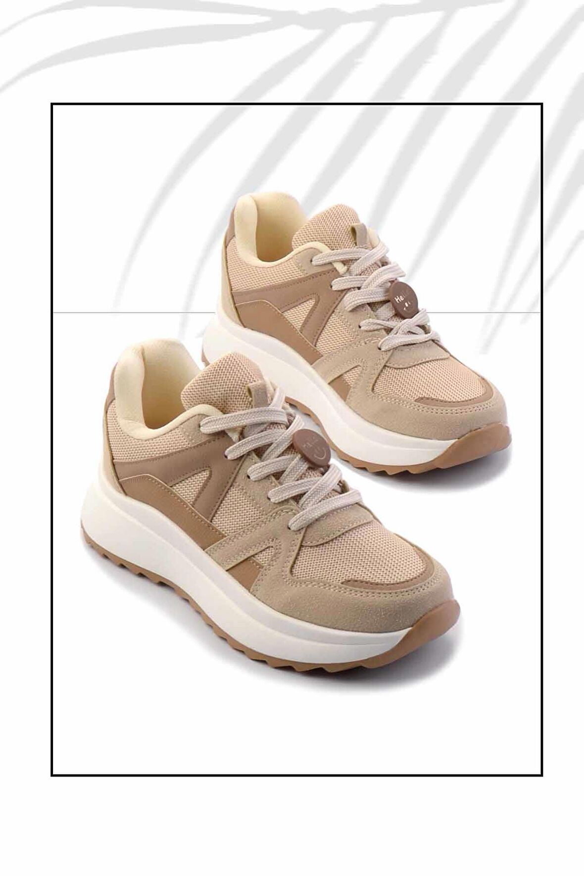 Bej File  Kadın Sneaker K01412600022