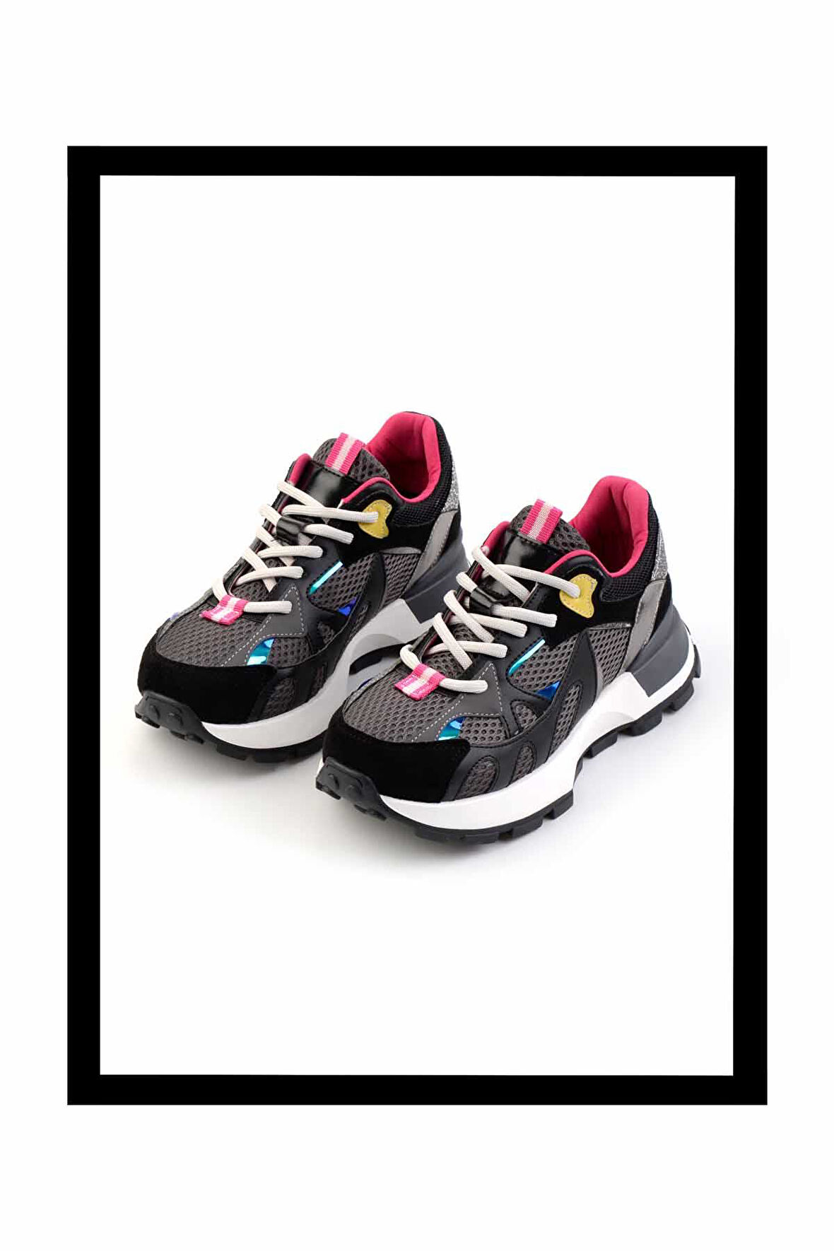 Siyah Süet   Kadın Sneaker K01429160202