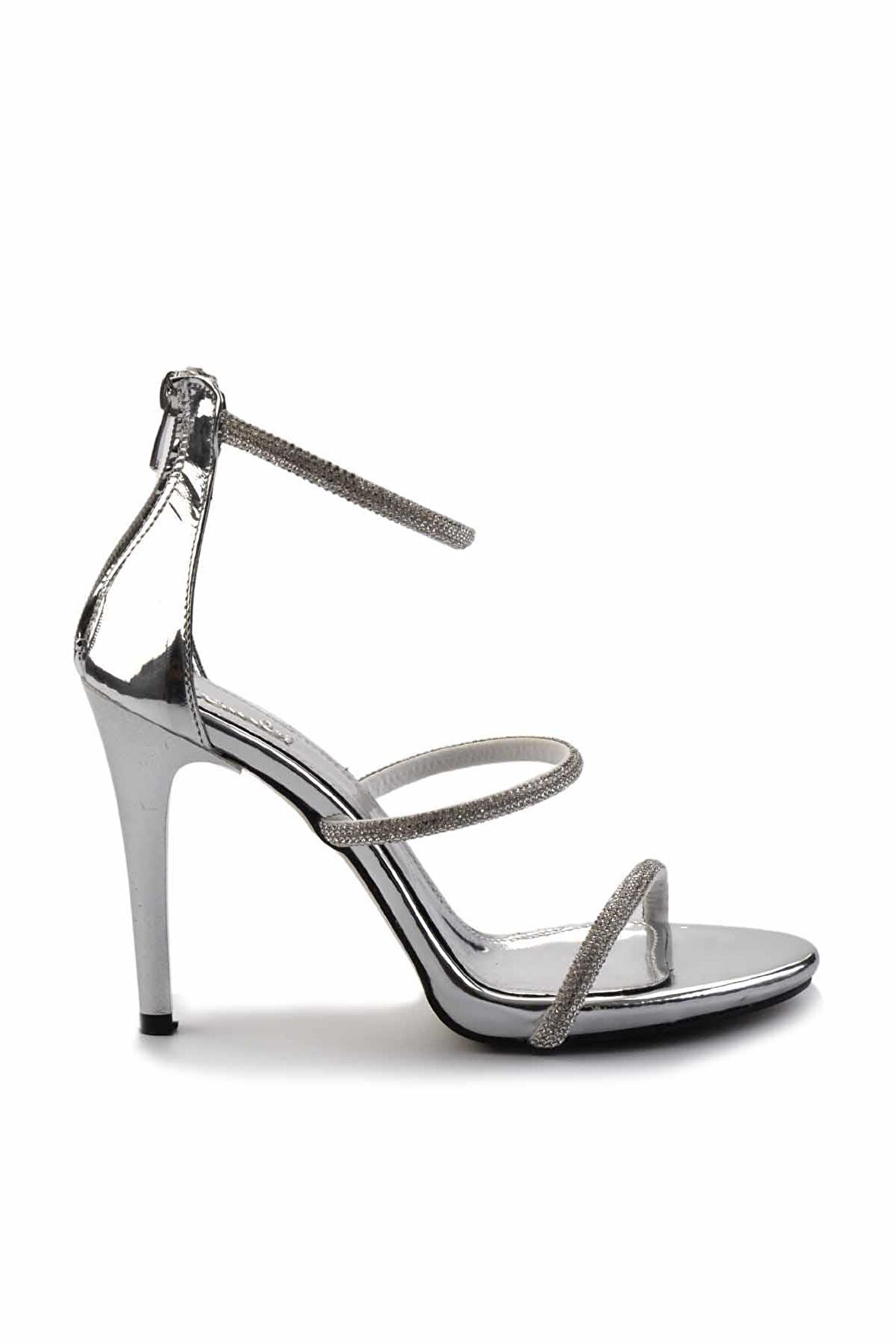 Lame Ayna  Kadın Abiye Ayakkabı K01426800139