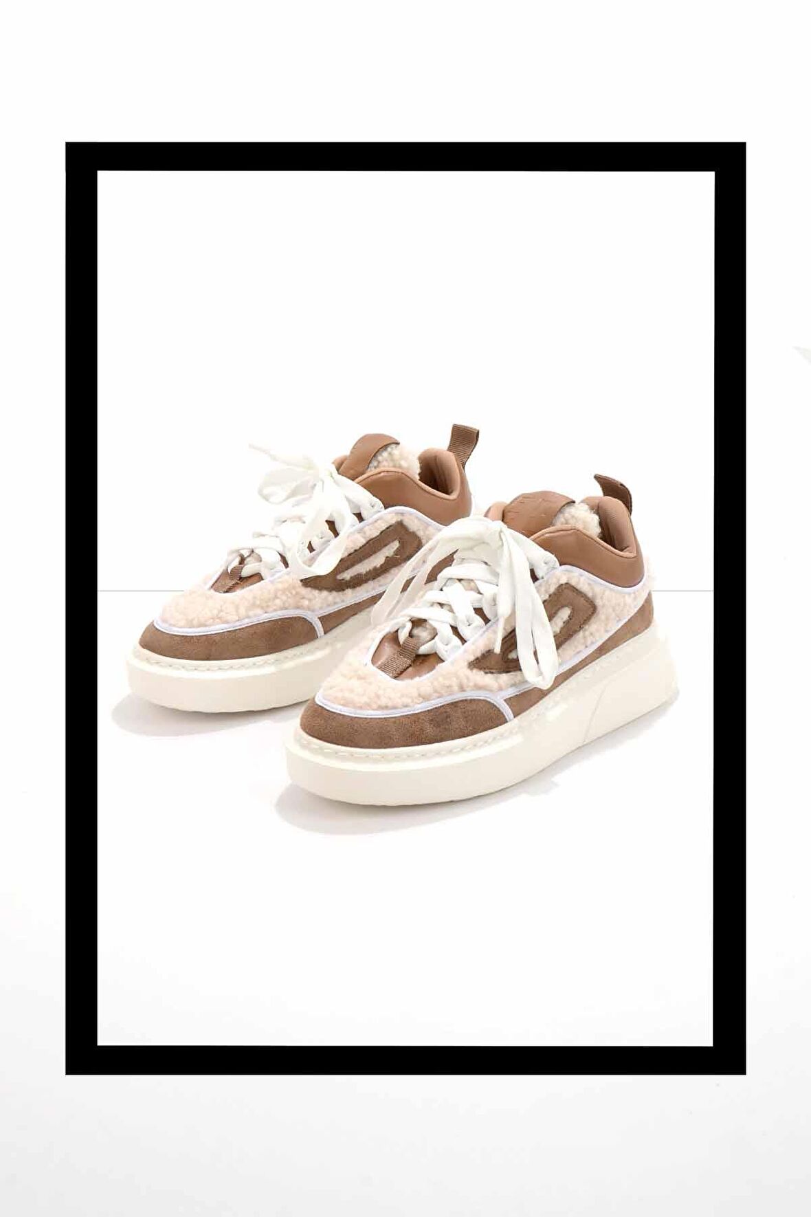 Vizon Süet  Kadın Sneaker K01422007502