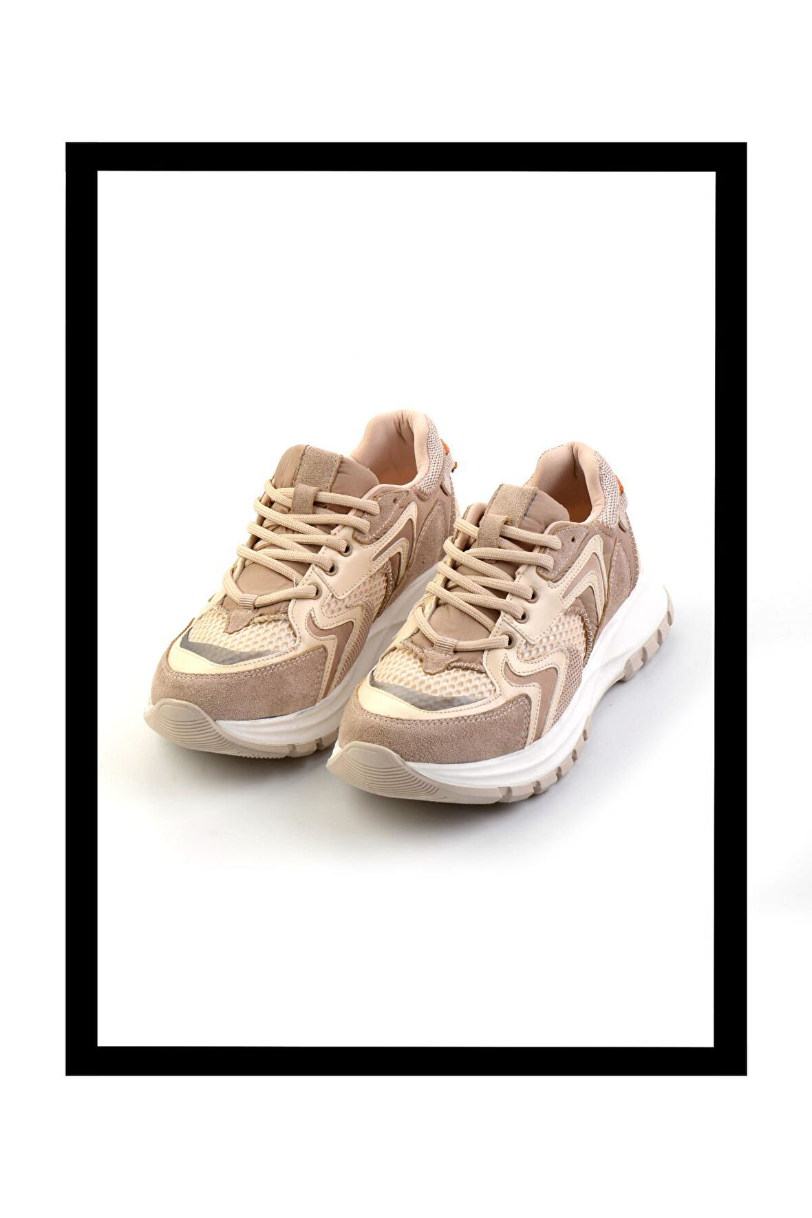 Bej Süet  Kadın Sneaker K01429161002