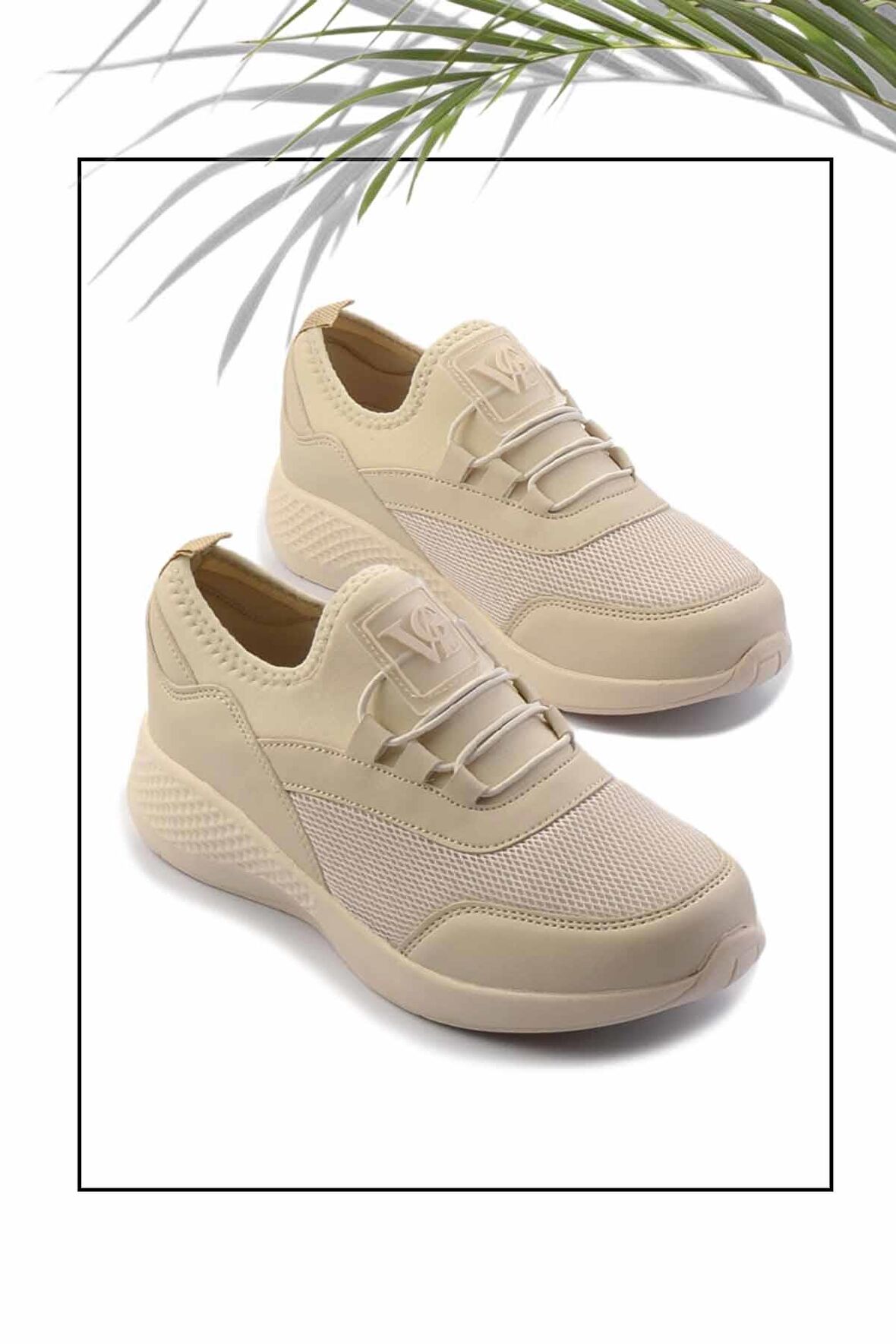 Bej File  Kadın Sneaker K01454000122