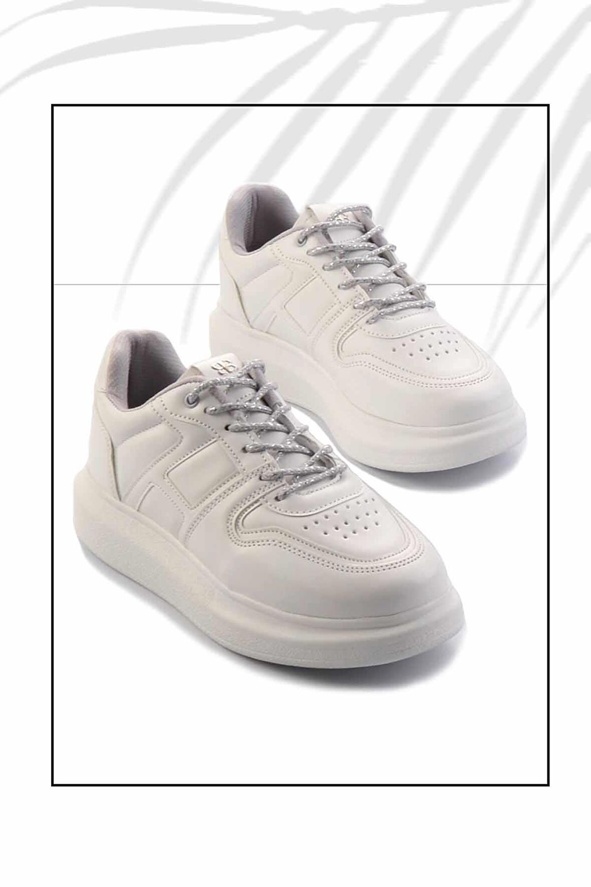 Beyaz  Kadın Sneaker K01478103309