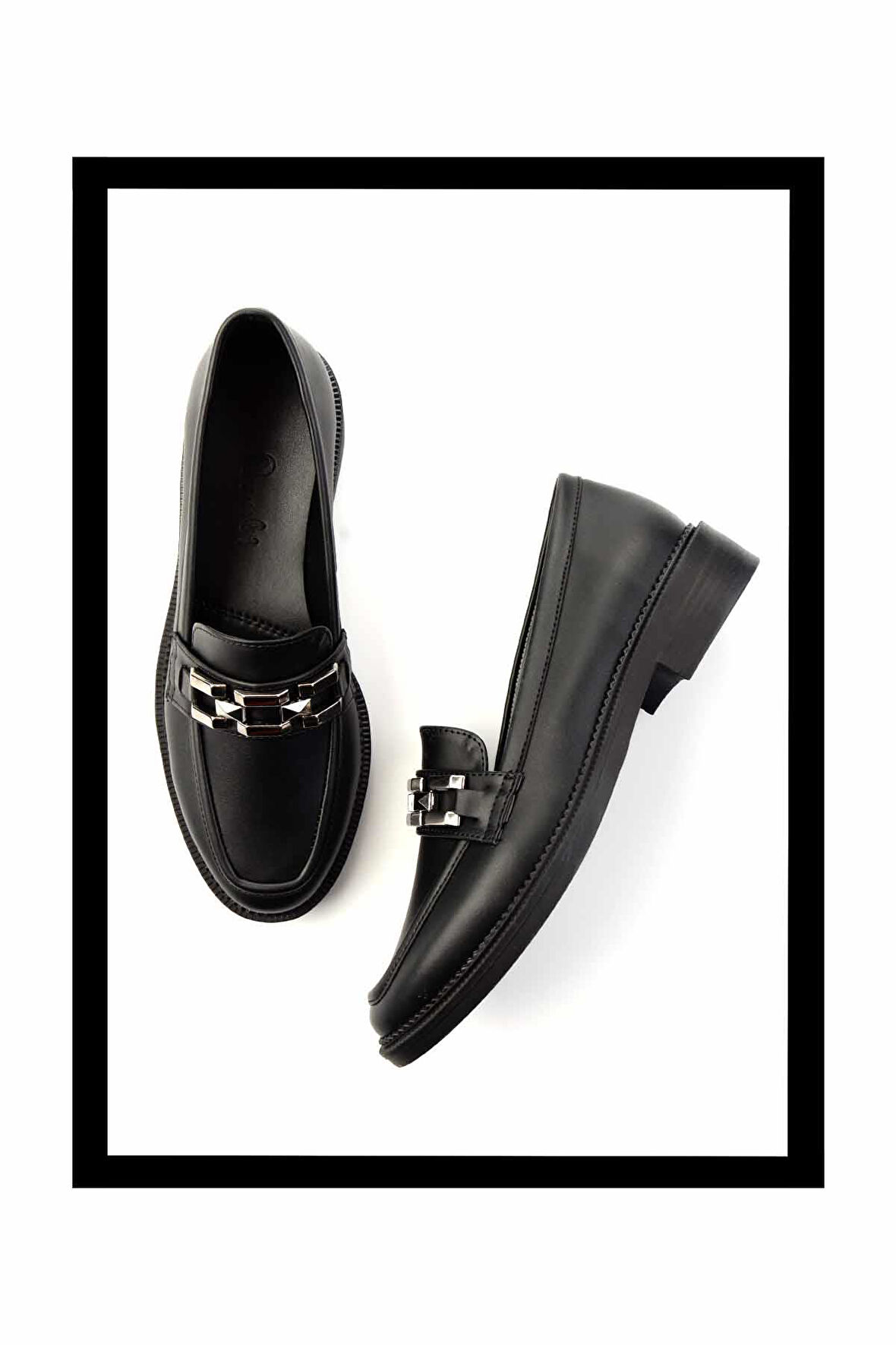 Siyah   Kadın Loafer Ayakkabı K01474091209