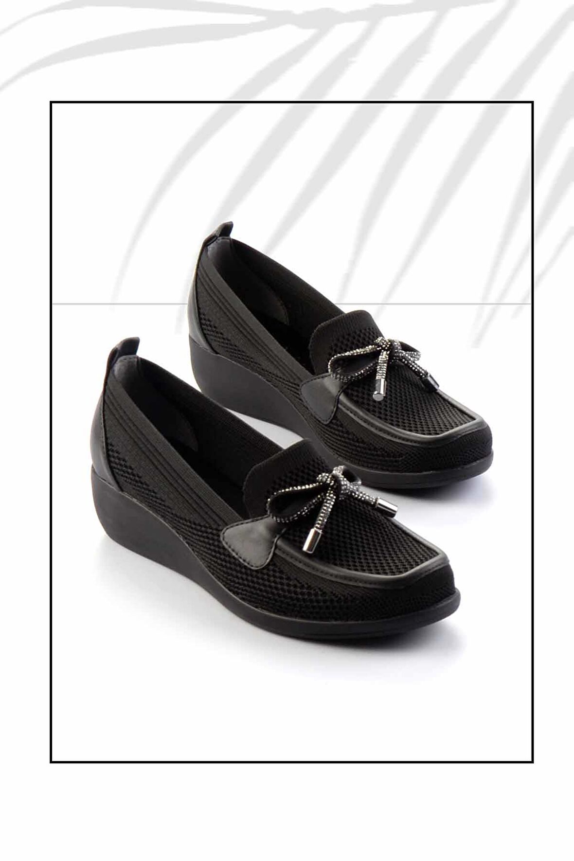 Siyah Triko  Kadın Casual Ayakkabı K01474011482