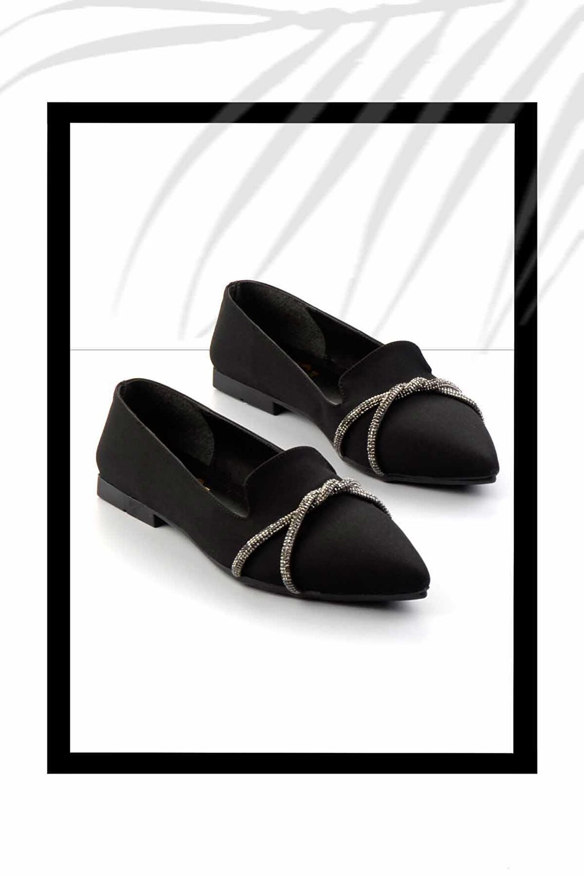 Siyah Saten  Kadın Babet K01473010438