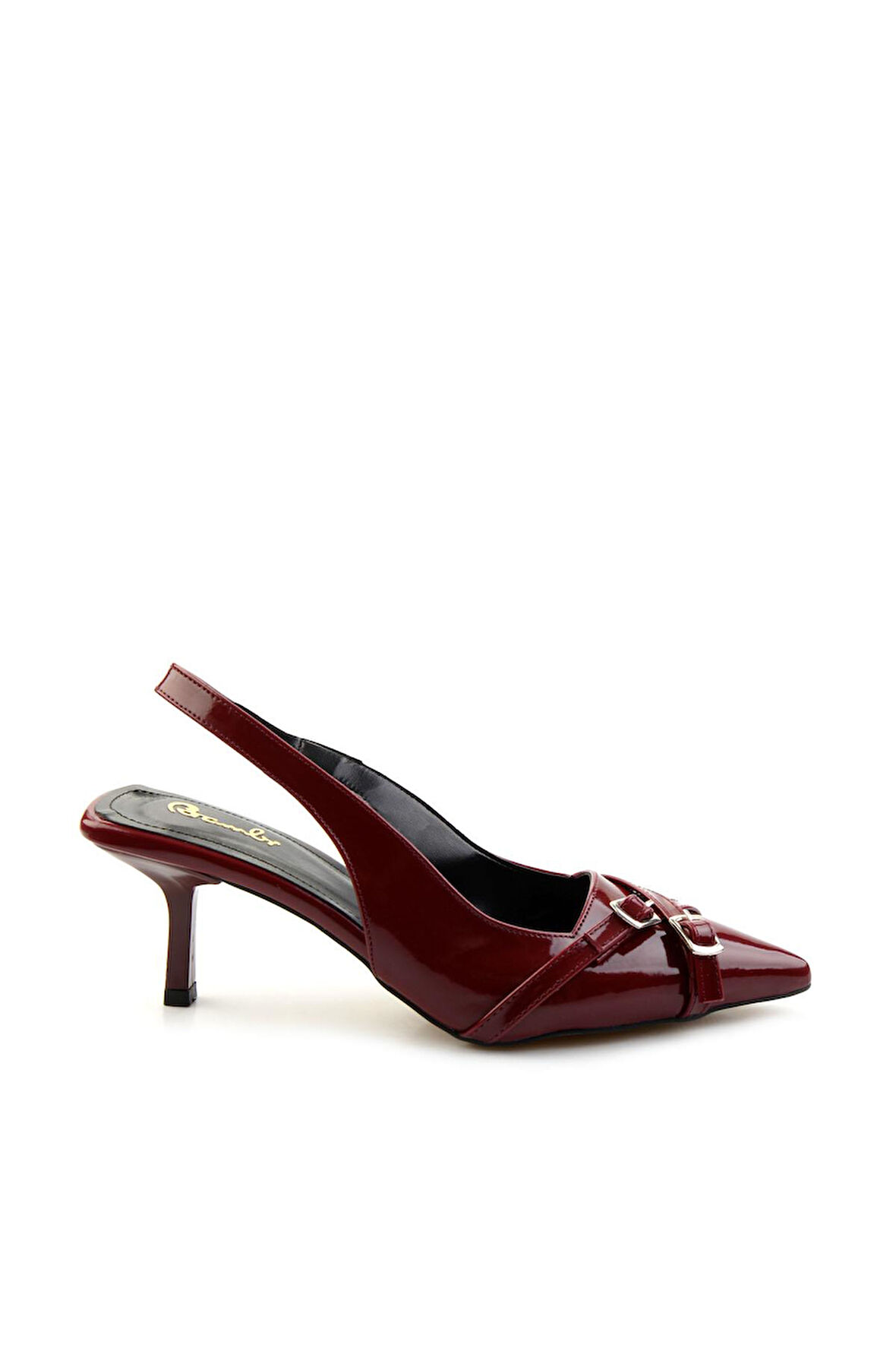 Bordo  Kadın Klasik Topuklu Ayakkabı K01473010608