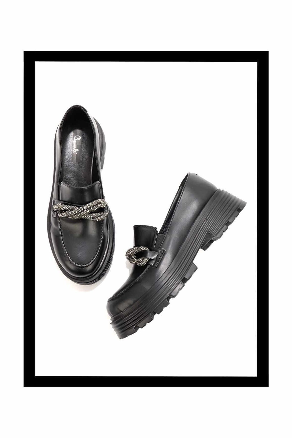 Siyah  Kadın Loafer Ayakkabı K01534265409