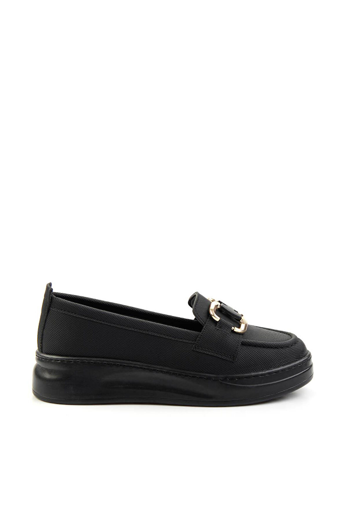 Siyah  Kadın Loafer Ayakkabı K01536194509