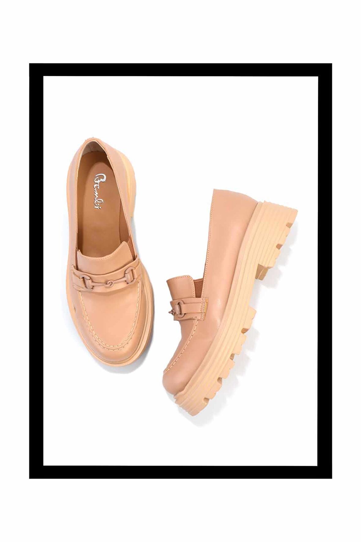 Nude  Kadın Loafer Ayakkabı K01534265609